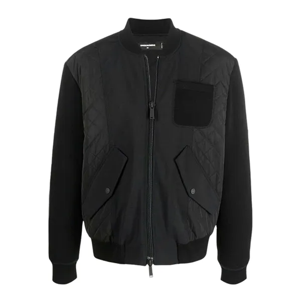 Áo Bomber Nam Dsquared2 S71AN0389 S40320 900 Màu Đen Size 48 - Thời trang - Vua Hàng Hiệu