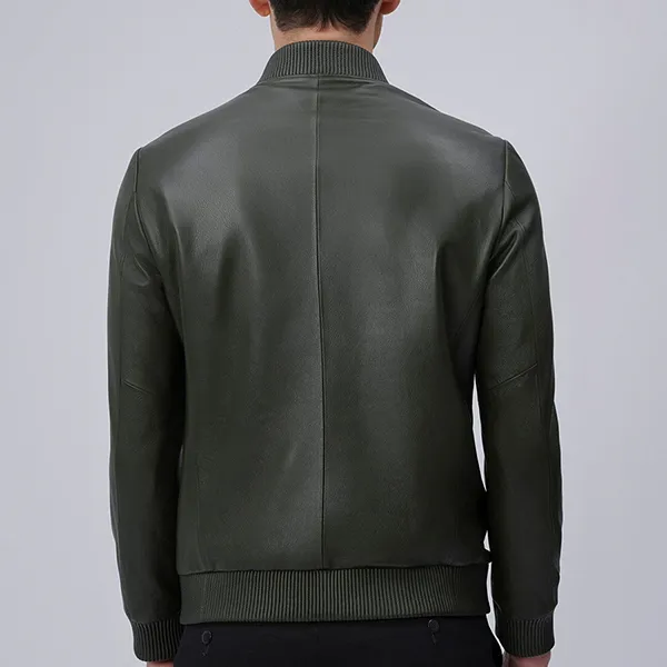 Áo Khoác Da Nam Giovanni GJL0023-1DM Màu Đen Size 46 - Thời trang - Vua Hàng Hiệu