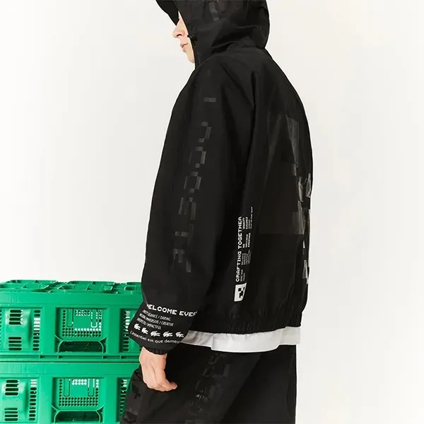 Áo Khoác Lacoste Live Minecraft Zippered Jacket BH3813 031 Màu Đen Size M