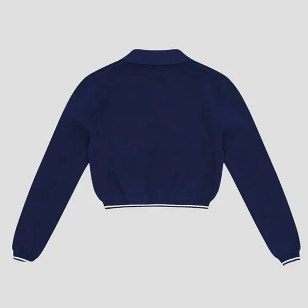 Áo Khoác Len SMFK Navy With Logo Embroidered UG008DB 1950 Màu Xanh Navy Size S - Thời trang - Vua Hàng Hiệu