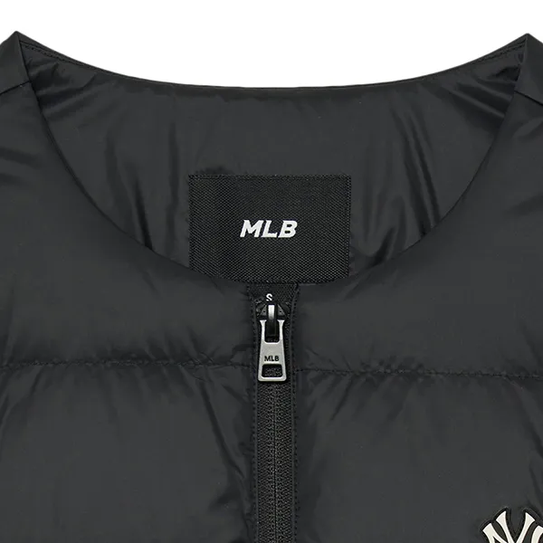 Áo Khoác MLB Basic U-neck Goose Lightweight Padding New York Yankees 3ADJB1536-50BKS Màu Đen
