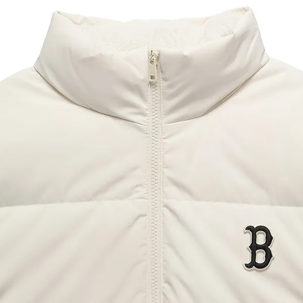 Áo Khoác MLB Curve Down Boston Red Sox 3ADJB1046-43CRD Màu Trắng Kem Size S