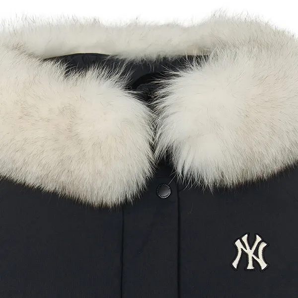 Áo Khoác Nữ MLB Curve Long Down New York Yankees 3FDJB1246-50BKS Màu Đen