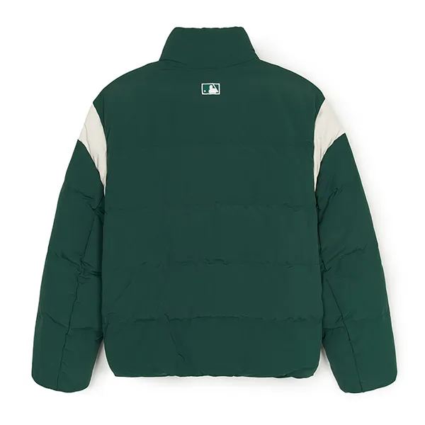 Áo Khoác MLB Varsity Shoulder Block Heavy Short Down New York Yankees 3ADJV1146-50GND Màu Xanh Green - Thời trang - Vua Hàng Hiệu