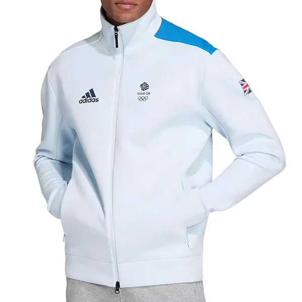 Áo Khoác Nam Adidas GB ZNE Track Top Màu Xanh Nhạt Size M