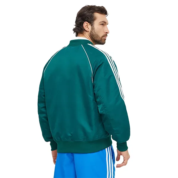 Áo Khoác Nam Adidas Originals Premium Collegiate Bomber Jacket HZ0693 Màu Xanh Lá Size S