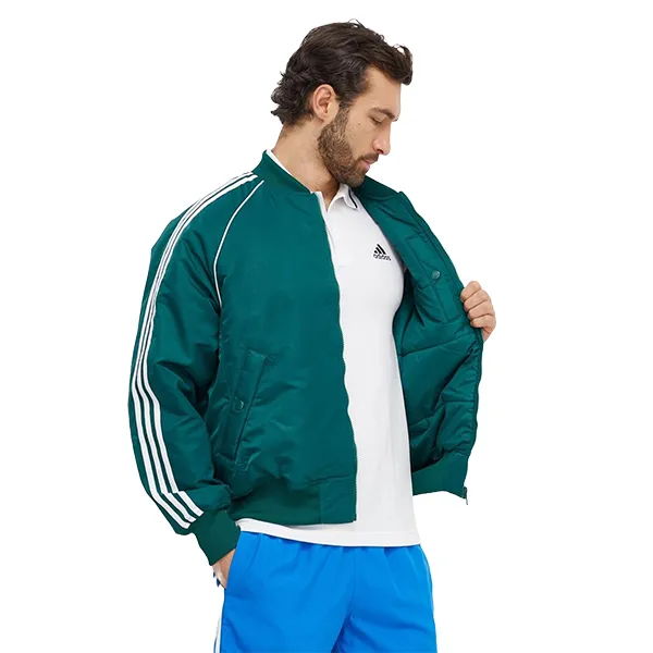 Áo Khoác Nam Adidas Originals Premium Collegiate Bomber Jacket HZ0693 Màu Xanh Lá Size S