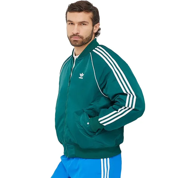 Áo Khoác Nam Adidas Originals Premium Collegiate Bomber Jacket HZ0693 Màu Xanh Lá Size S