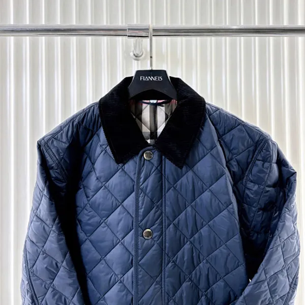 Áo Khoác Nam Burberry Casual Style Formal 80841901 Màu Xanh Navy Size M - Thời trang - Vua Hàng Hiệu
