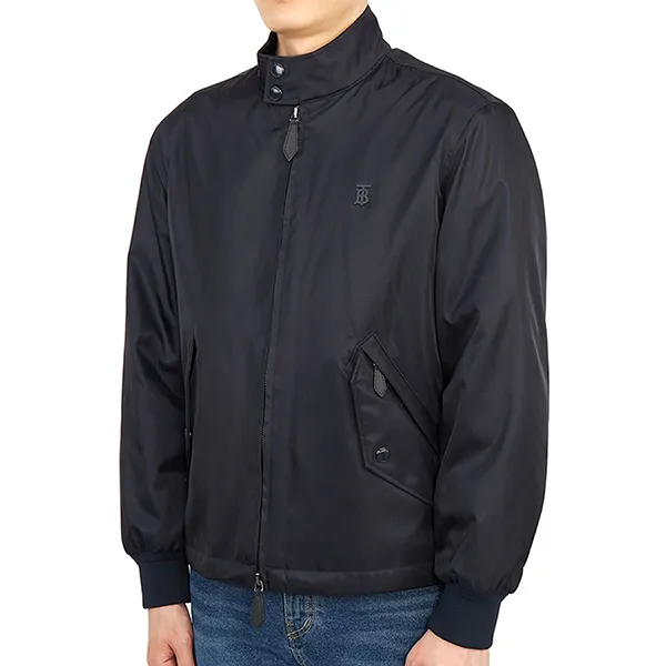 Áo Khoác Nam Burberry Harrington Monogram Ledbury 8051018 Màu Đen Size 50