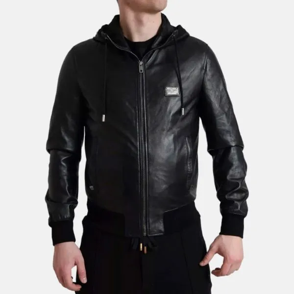Áo Khoác Nam Dolce & Gabbana D&G Da Tag Sport G9PB8L HULHO N0000 Màu Đen Size 48