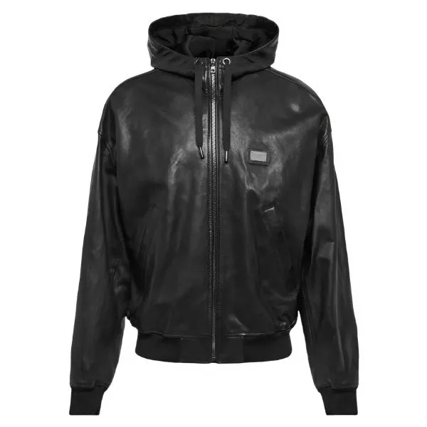 Áo Khoác Nam Dolce & Gabbana D&G Da Tag Sport G9PB8L HULHO N0000 Màu Đen Size 48