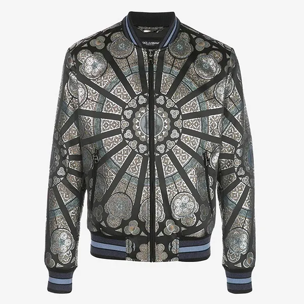 Áo Khoác Nam Dolce & Gabbana D&G Jacquard Jacket G9PD5T Phối Màu Size 48 - Thời trang - Vua Hàng Hiệu