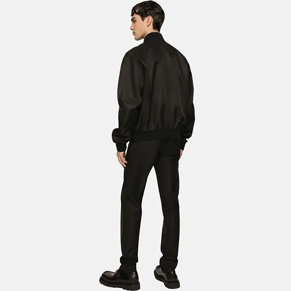 Áo Khoác Nam Dolce & Gabbana D&G Tag Sport G9ZO1T G7F2K N0000 Màu Đen Size 44