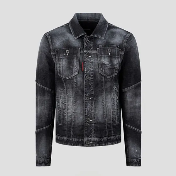 Áo Khoác Nam Dsquared2 Grey Denim Wash S71AN0378 S30357 Màu Xám Đen Size 46 - Thời trang - Vua Hàng Hiệu