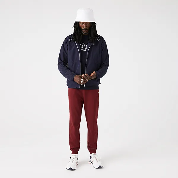 Áo Khoác Nam Lacoste Men's Hooded Zippered Water-Resistant Jacket BH2512-51 166 Màu Xanh Navy Size 50 - Thời trang - Vua Hàng Hiệu