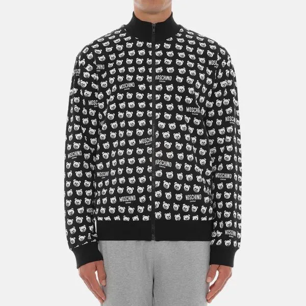 Áo Khoác Nam Moschino 231V3A1705 9421 Màu Đen Trắng Size S - Thời trang - Vua Hàng Hiệu