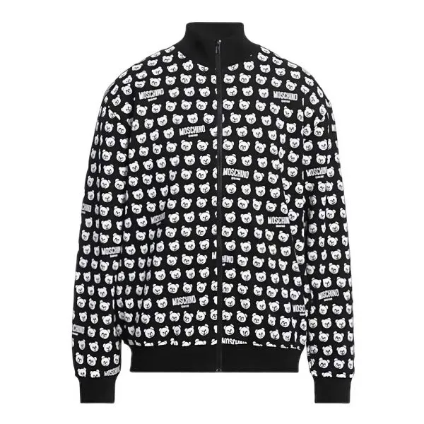 Áo Khoác Nam Moschino 231V3A1705 9421 Màu Đen Trắng Size S - Thời trang - Vua Hàng Hiệu