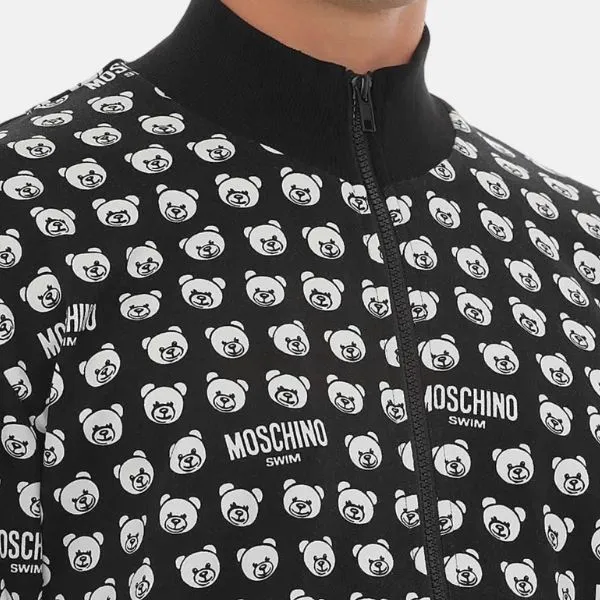 Áo Khoác Nam Moschino 231V3A1705 9421 Màu Đen Trắng Size S - Thời trang - Vua Hàng Hiệu