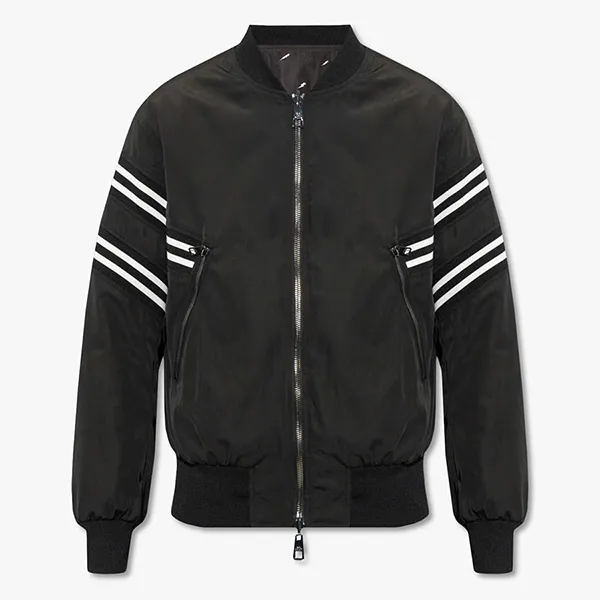 Áo Khoác Nam Neil Barrett 2 Mặt Thunderbolt Reversible Jacket PBSP051R Màu Đen Size S