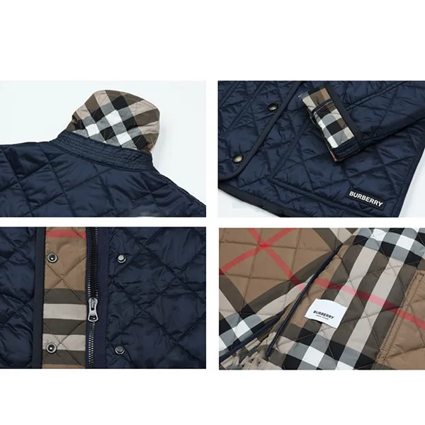 Áo Khoác Nữ Burberry Jacket In Navy 80841981 Màu Xanh Navy Size XS