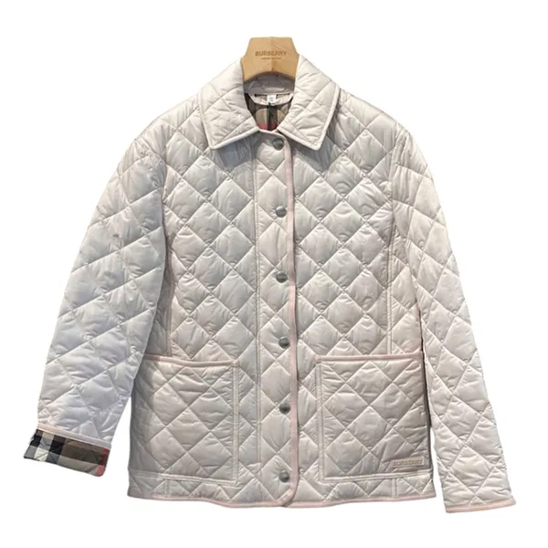 Áo Khoác Nữ Burberry Jacket In White 80841971 Màu Trắng Kem Size M