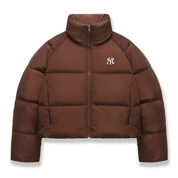 Áo Khoác Nữ MLB Curve New York Yankees 3FDJB1046-50BRD Màu Nâu