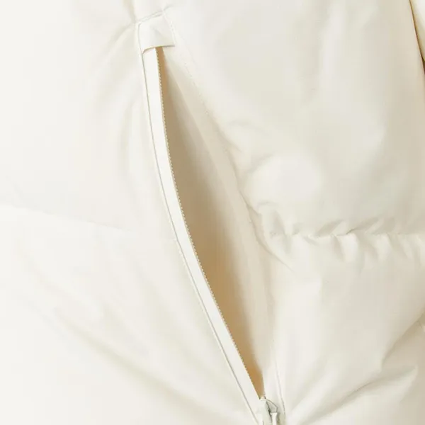 Áo Khoác Phao MLB Basic Hood Short Padding New York Yankees 3ADJB1146-43CRS Màu Trắng Size S