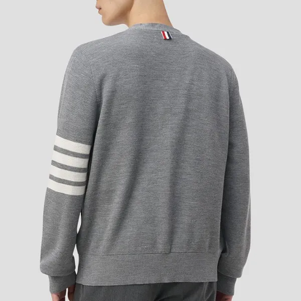 Áo Len Cardigan Nam Thom Browne Grey With 4 Bar Printed MKC484A Y1014 055 Màu Xám Size 1 - Thời trang - Vua Hàng Hiệu