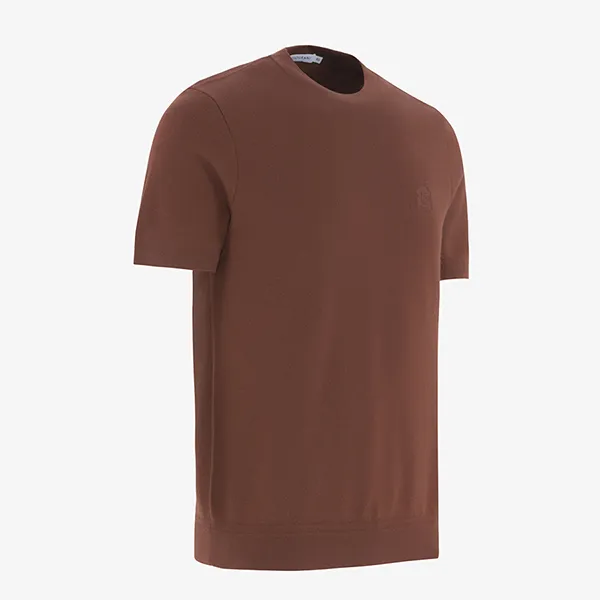 Áo Len Cộc Tay Nam Giovanni GSW0076-1 Màu Nâu Size 48