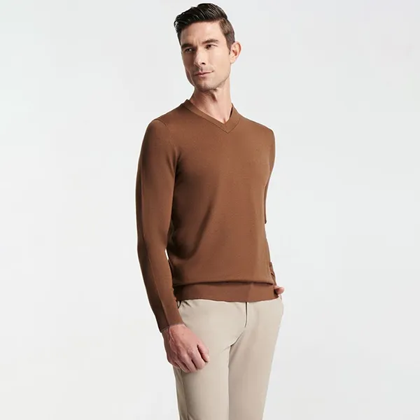 Áo Len Dài Tay Nam Giovanni GSW0067-1BB Màu Nâu Size 52 - Thời trang - Vua Hàng Hiệu