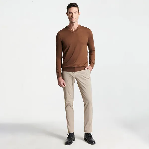 Áo Len Dài Tay Nam Giovanni GSW0067-1BB Màu Nâu Size 52 - Thời trang - Vua Hàng Hiệu