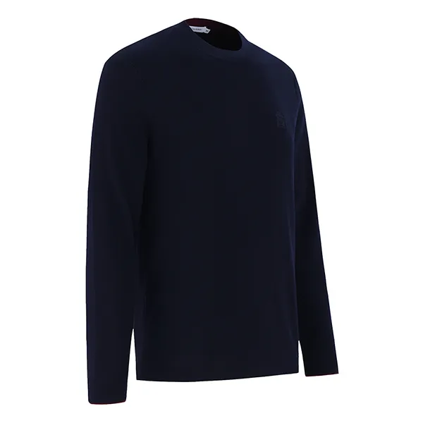 Áo Len Dài Tay Nam Giovanni GSW0071-1 Màu Xanh Navy Size 48