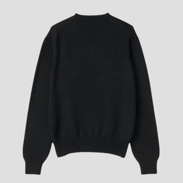 Áo Len Nam Alexander McQueen Black With Logo Embroidered 752042 Q1XHN 1059 Màu Đen Size S