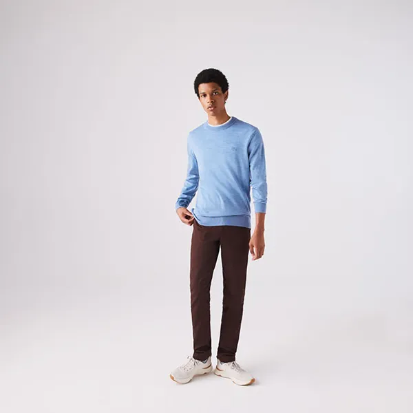 Áo Len Nam Lacoste Men's Sweater AH1969-EUA Màu Xanh Blue Size 2 - Thời trang - Vua Hàng Hiệu