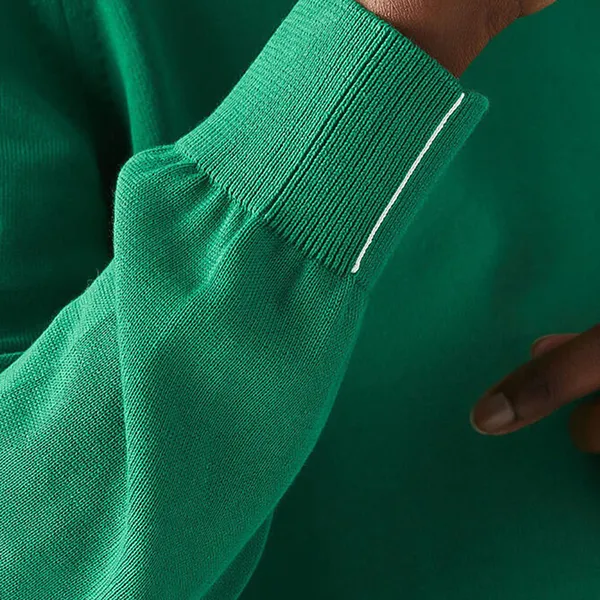 Áo Len Nam Lacoste Men's V Neck Organic Cotton Sweater Màu Xanh Lá Size 3 - Thời trang - Vua Hàng Hiệu