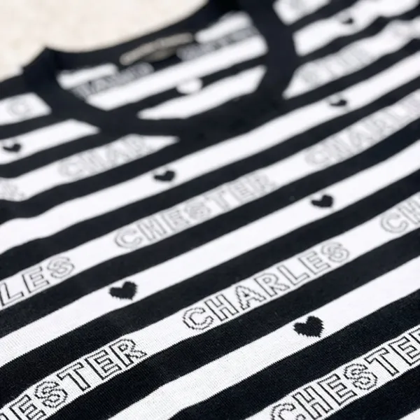 Áo Len Nữ Chester Charles In Black/White CW502KW0469BX Màu Đen Trắng Size S - Thời trang - Vua Hàng Hiệu