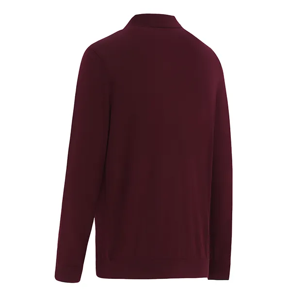 Áo Len Polo Nam Giovanni GSW0069-1BD Màu Đỏ Mận Size 46 - Thời trang - Vua Hàng Hiệu