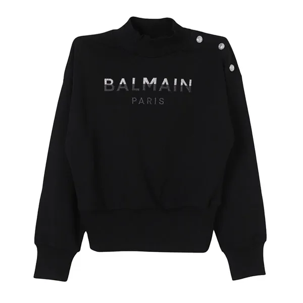 Áo Nỉ Balmain In Black BV4A90-Z0081 Màu Đen - Thời trang - Vua Hàng Hiệu