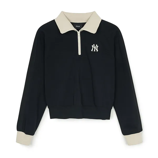 Áo Nỉ Dài Tay MLB Varsity Sportive New York Yankees 3FMTV1244-50BKS Màu Đen