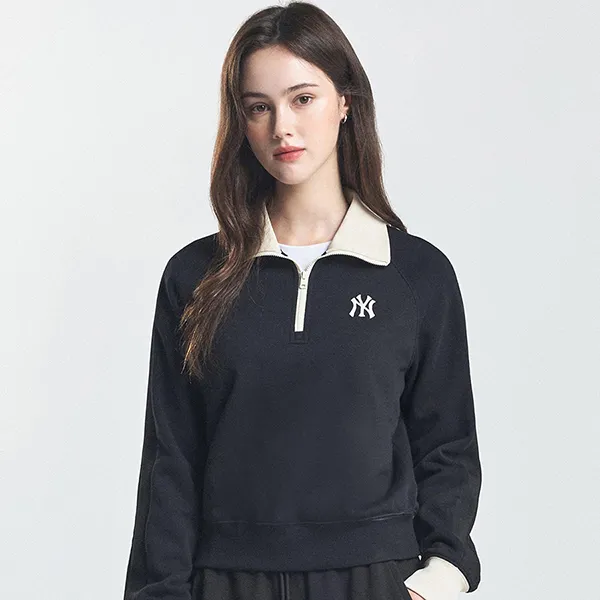 Áo Nỉ Dài Tay MLB Varsity Sportive New York Yankees 3FMTV1244-50BKS Màu Đen
