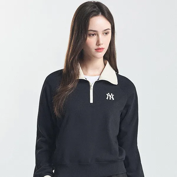 Áo Nỉ Dài Tay MLB Varsity Sportive New York Yankees 3FMTV1244-50BKS Màu Đen
