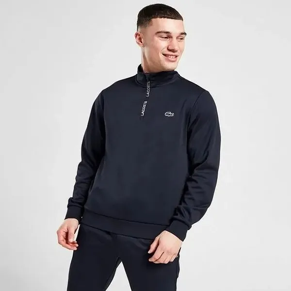 Áo Nỉ Nam Lacoste Regular Fit Zip Sweatshirt SH8822 166 Màu Xanh Navy Size 3 - Thời trang - Vua Hàng Hiệu