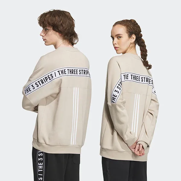Áo Nỉ Sweater Adidas Word FL Crew K7328 Màu Kem Size S - Thời trang - Vua Hàng Hiệu
