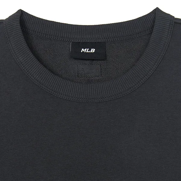 Áo Nỉ Sweater MLB Hannam Coopers Logo New York Yankees 3AMTB9344-50CGS Màu Xám