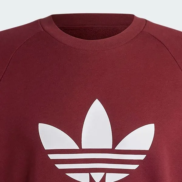 Áo Nỉ Sweater Nam Adidas Adicolor Classics Trefoil Crewneck IA4856 Màu Đỏ Size XL - Thời trang - Vua Hàng Hiệu