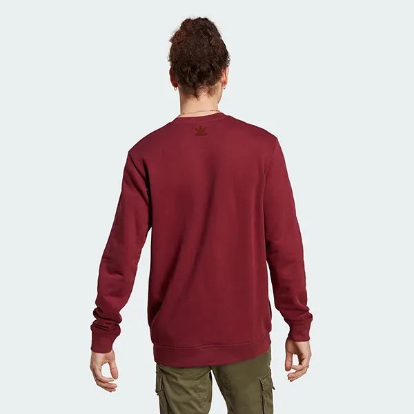 Áo Nỉ Sweater Nam Adidas Graphics Archive Crew IC5770 Màu Đỏ Đô Size S - Thời trang - Vua Hàng Hiệu