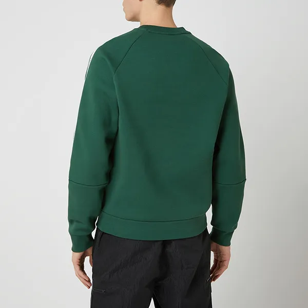 Áo Nỉ Sweater Nam Lacoste Men's Cotton Fleece Sweatshirt With Round Neck And Brand Logo SH1213 Màu Xanh Lá Size 2
