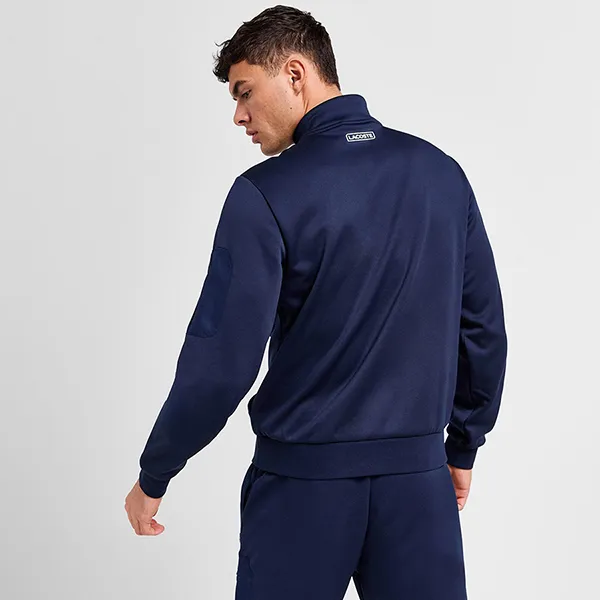 Áo Nỉ Sweater Nam Lacoste Poly Pocket 1/2 Zip Sweatshirt Màu Xanh Navy Size 3 - Thời trang - Vua Hàng Hiệu