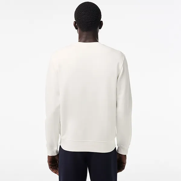 Áo Nỉ Sweater Nam Lacoste Printed Fleece Sweatshirt SH7421 70V Màu Trắng Size 4 - Thời trang - Vua Hàng Hiệu